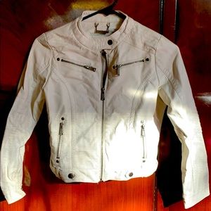 Kids faux leather jacket